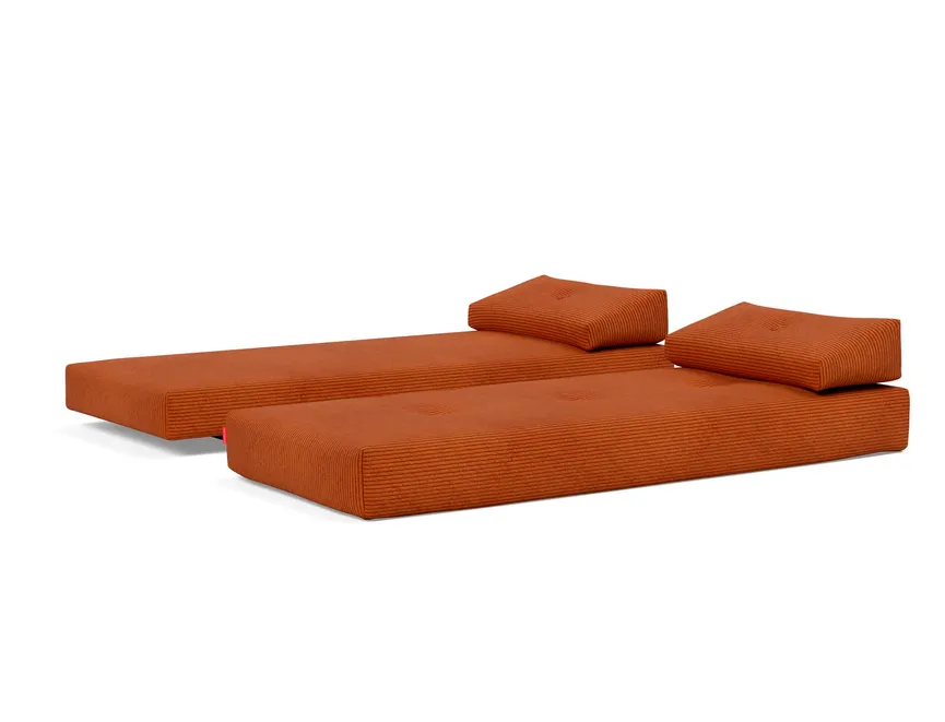 Klappsofa Indu schwarz detail