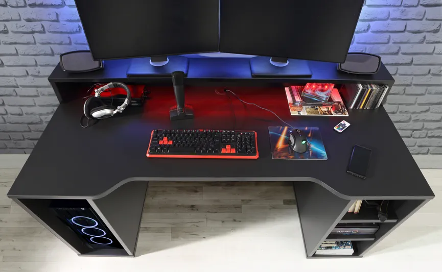 Schreibtisch Gamer Desk detail