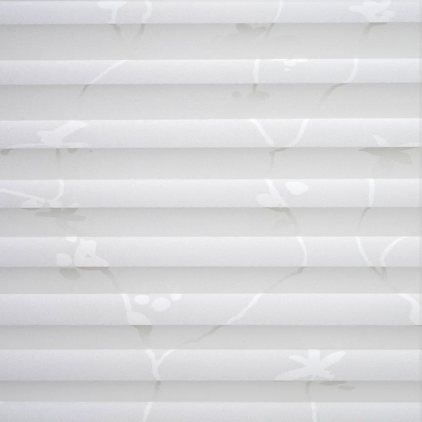 Klemmfix Plissee Ranke weiß detail