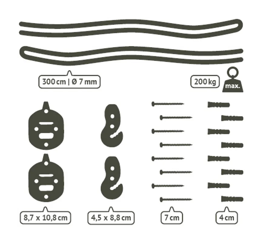CasaMount 2Rope detail