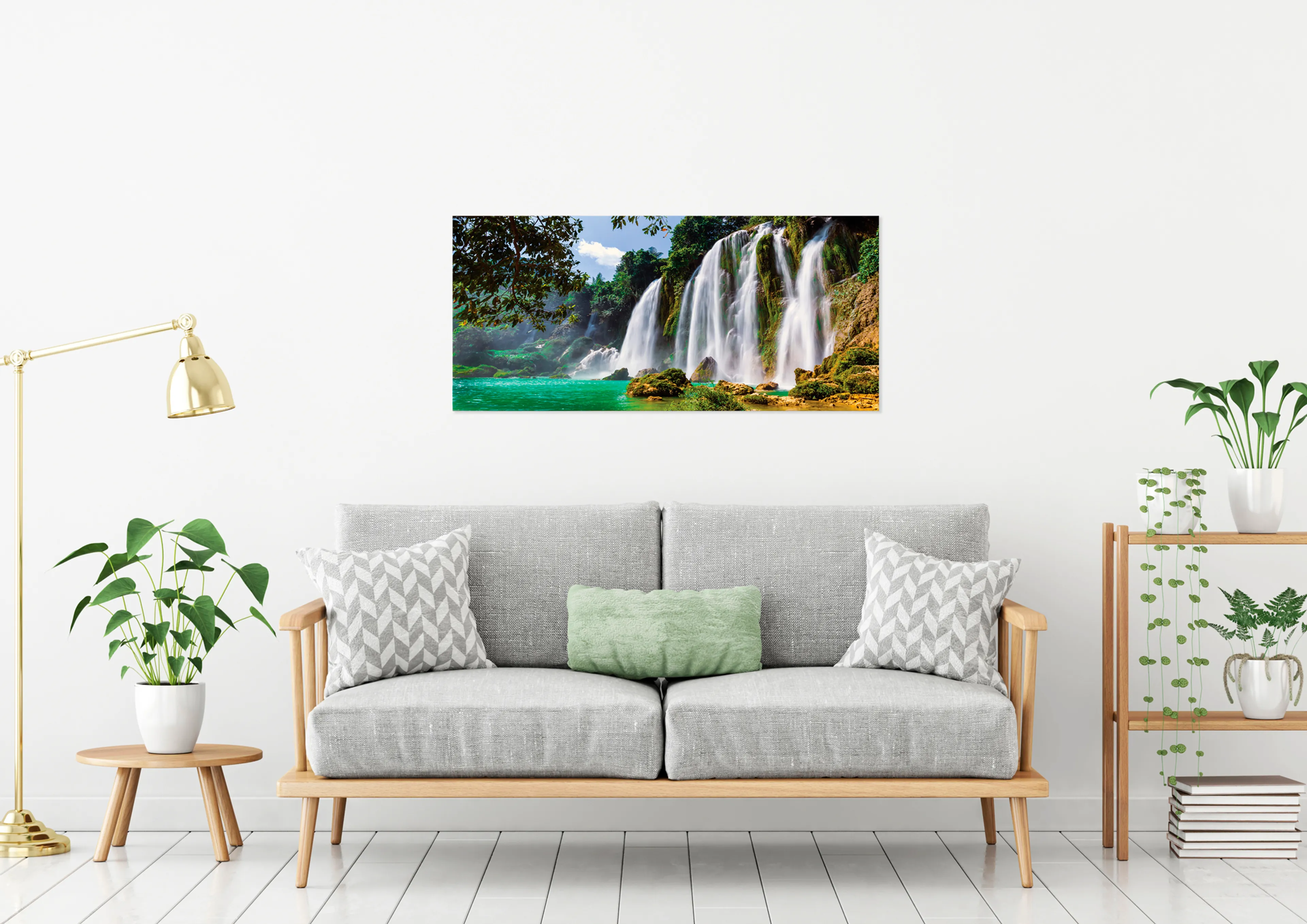 Wandbild 55 x 115 cm Waterfall VI 
