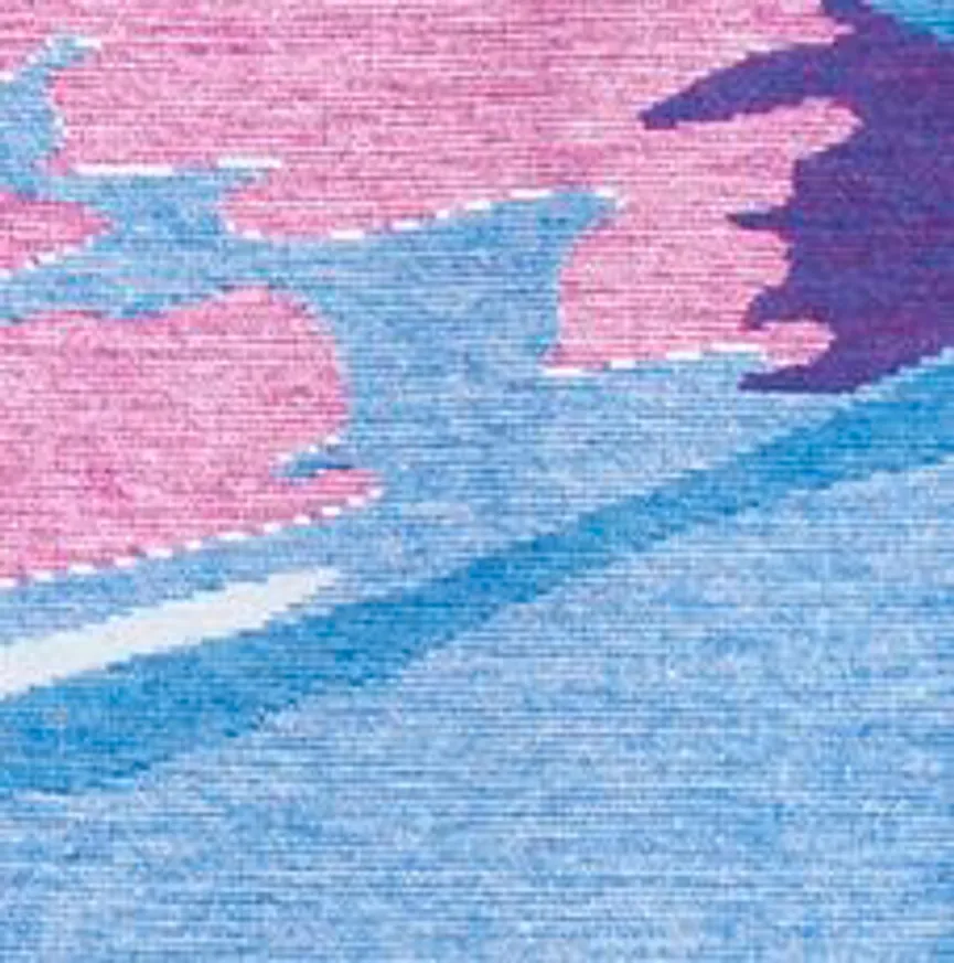 Wohndecke "Flower" violet material_farbe