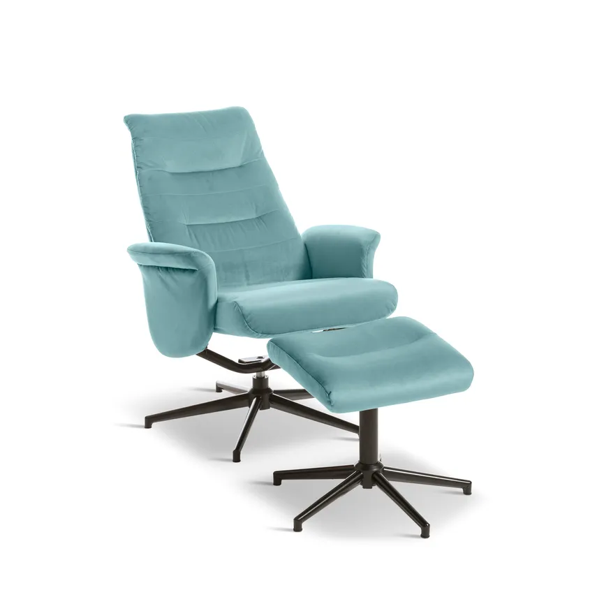 Relaxsessel + Hocker detail