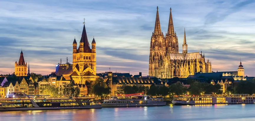 Köln Panorama VI 55x115 cm hauptaufnahme