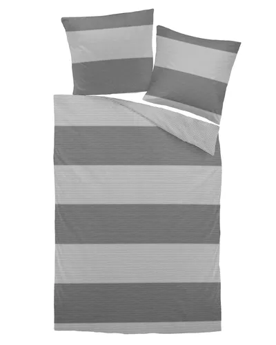 Melange-Flanell-Bettwäsche
