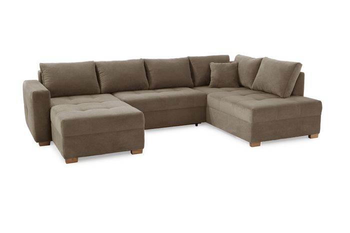 Wohnlandschaft Grau Abby