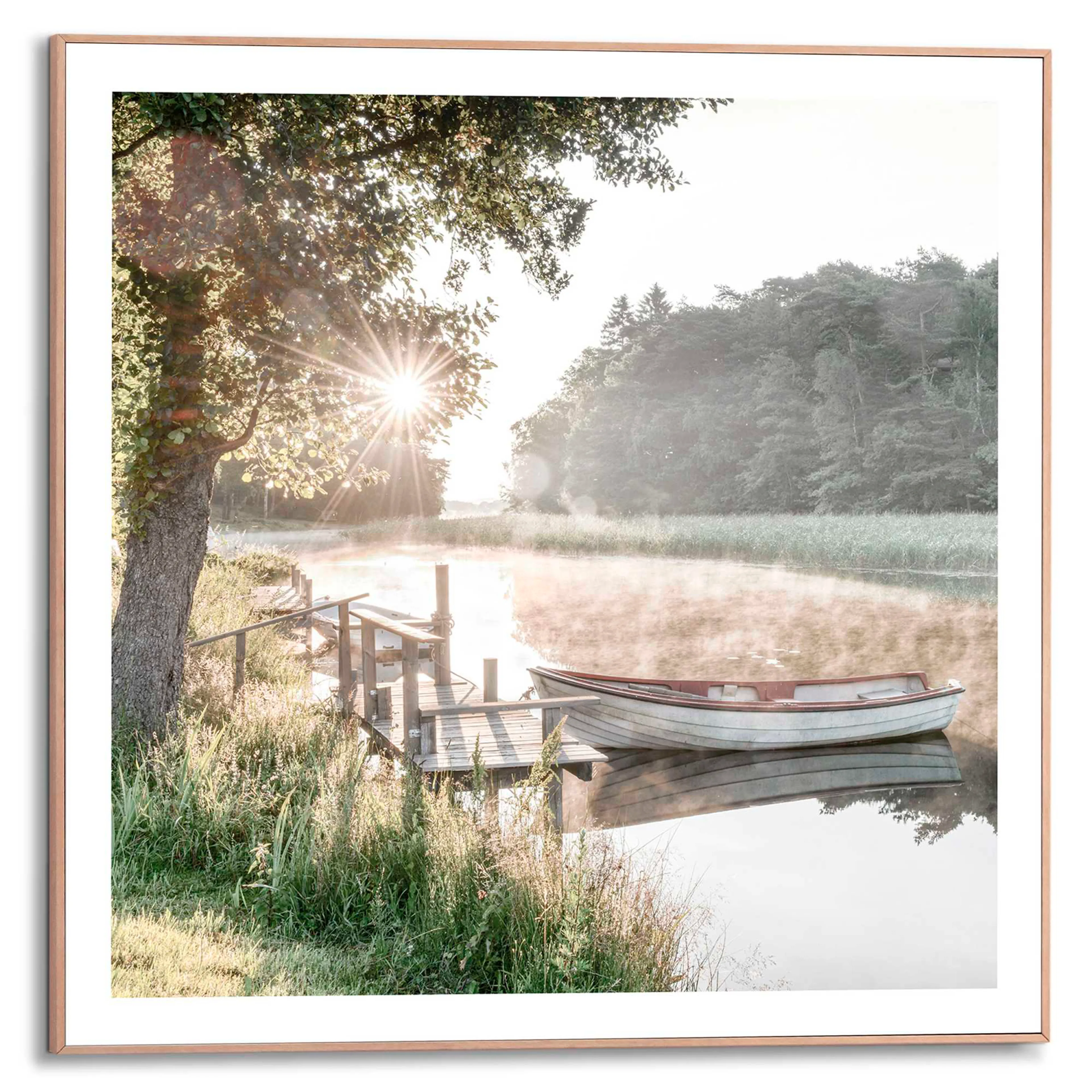 Wandbild 50 x 50 cm Rise an Shine