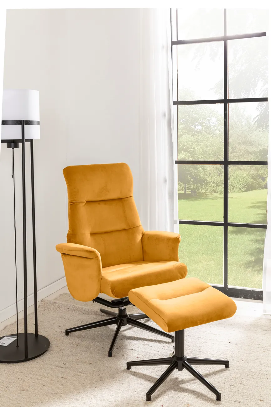 Relaxsessel + Hocker milieu
