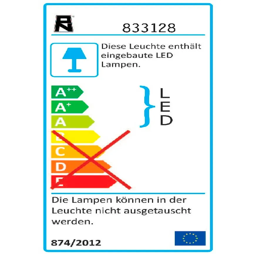 Deckenleuchte "Q-Nightsky" energielabel