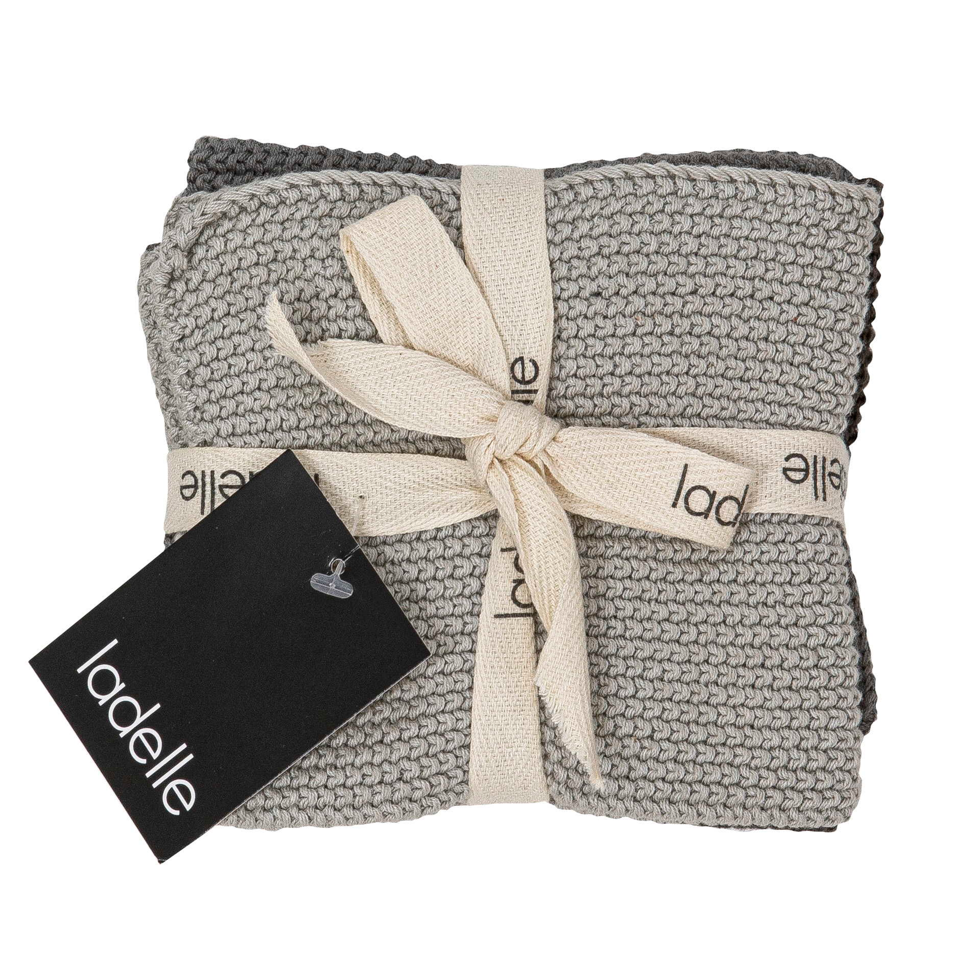 Spültuch "Eco" grau 3er-Set detail