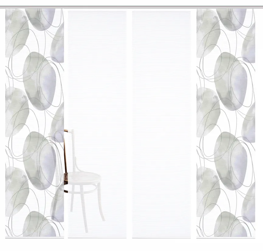 Schiebevorhang Ellrik 4er Set detail