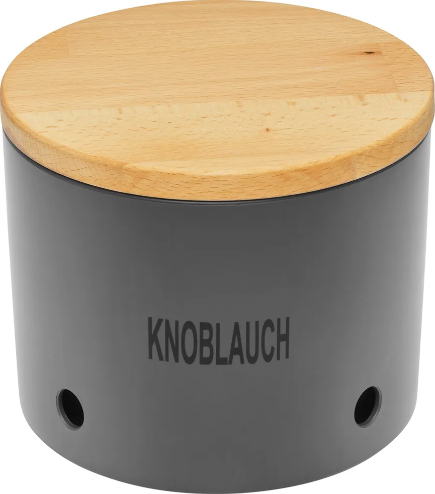 Knoblauchtopf schiefer hauptaufnahme