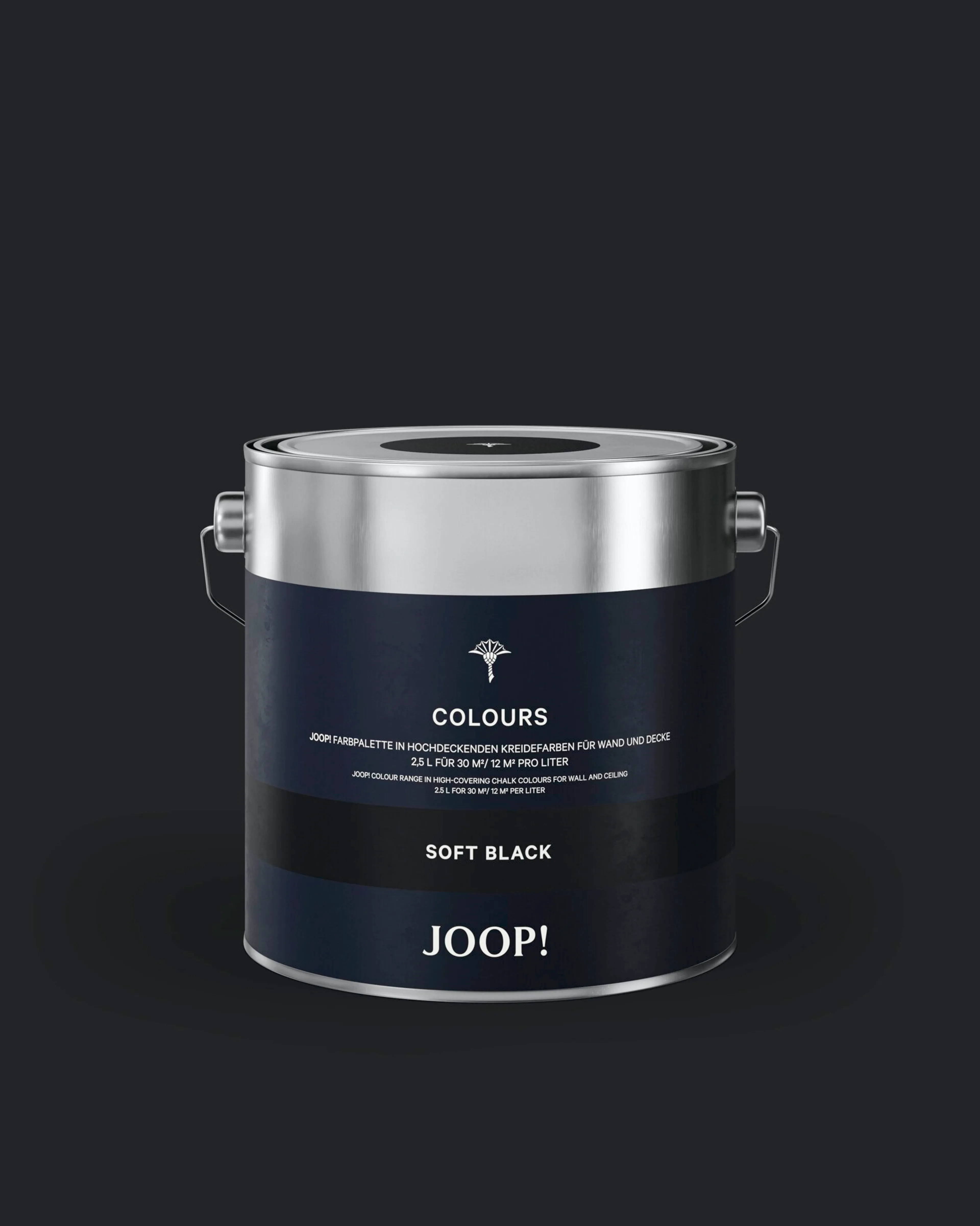 Wandfarbe Colour "Soft Black"