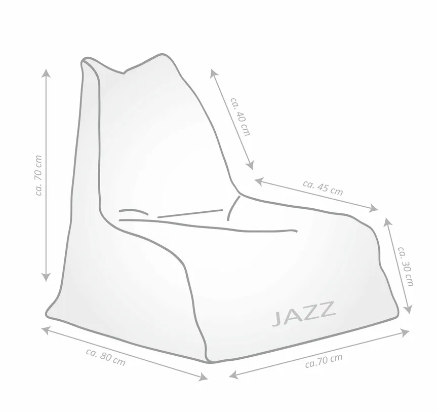 Sitzsack Jazz Woolly detail