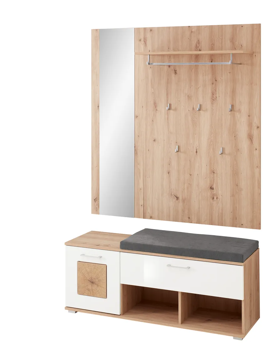 Bank mit Paneel detail