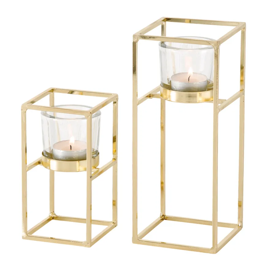 Windlicht "Tomba" gold 2er-Set hauptaufnahme