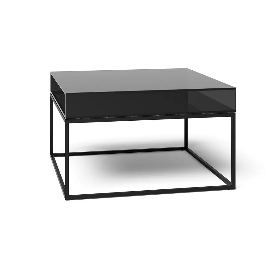 Couchtisch Cube Glasbox detail