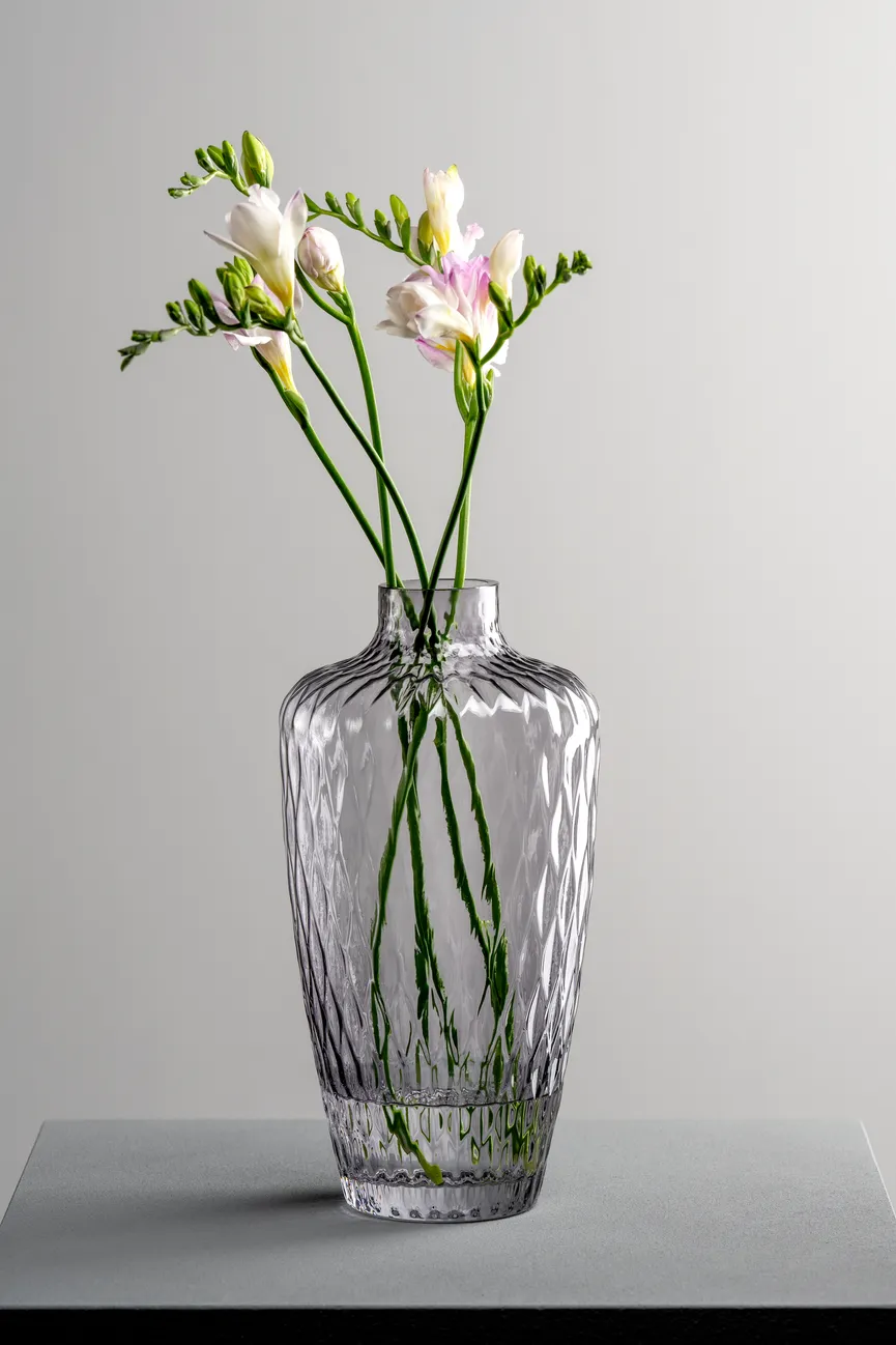 Vase "Giulia" grau milieu