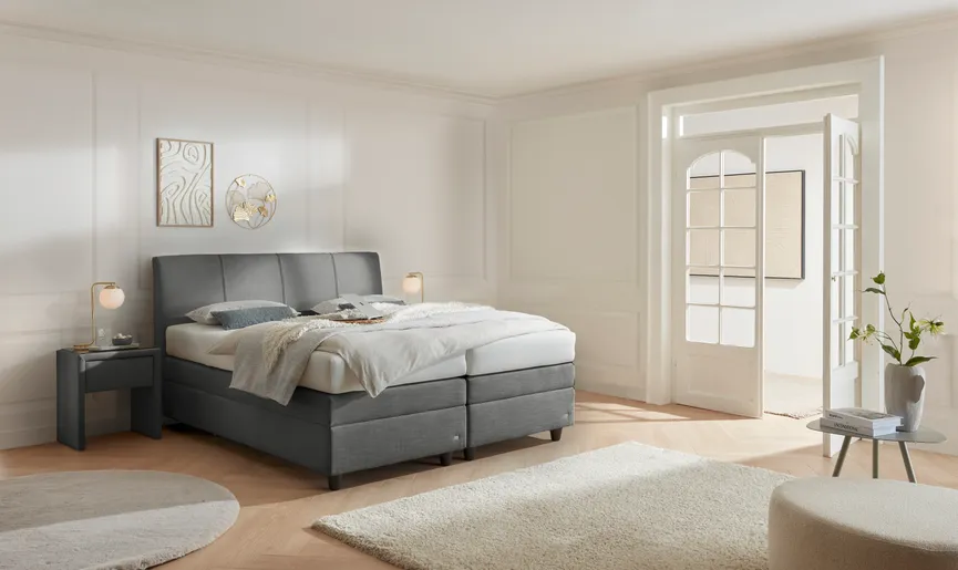 Boxspringbett BKA Bettkasten milieu