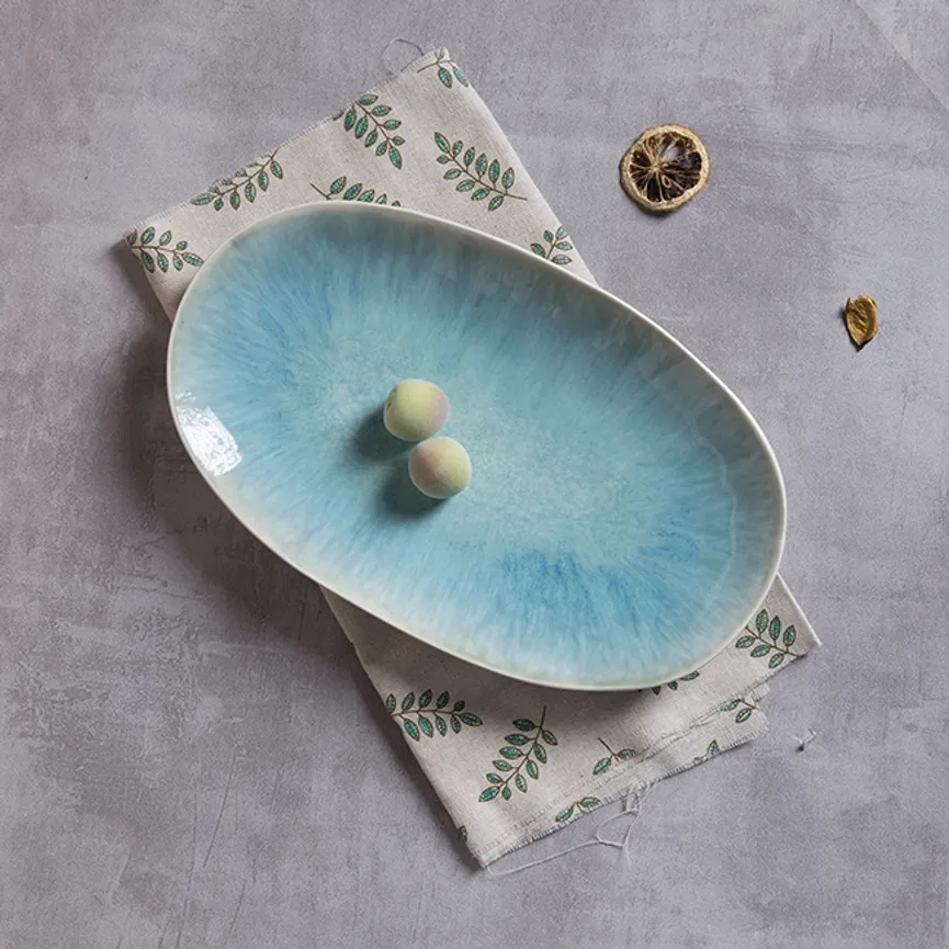 Platte "Antonia" S blau milieu