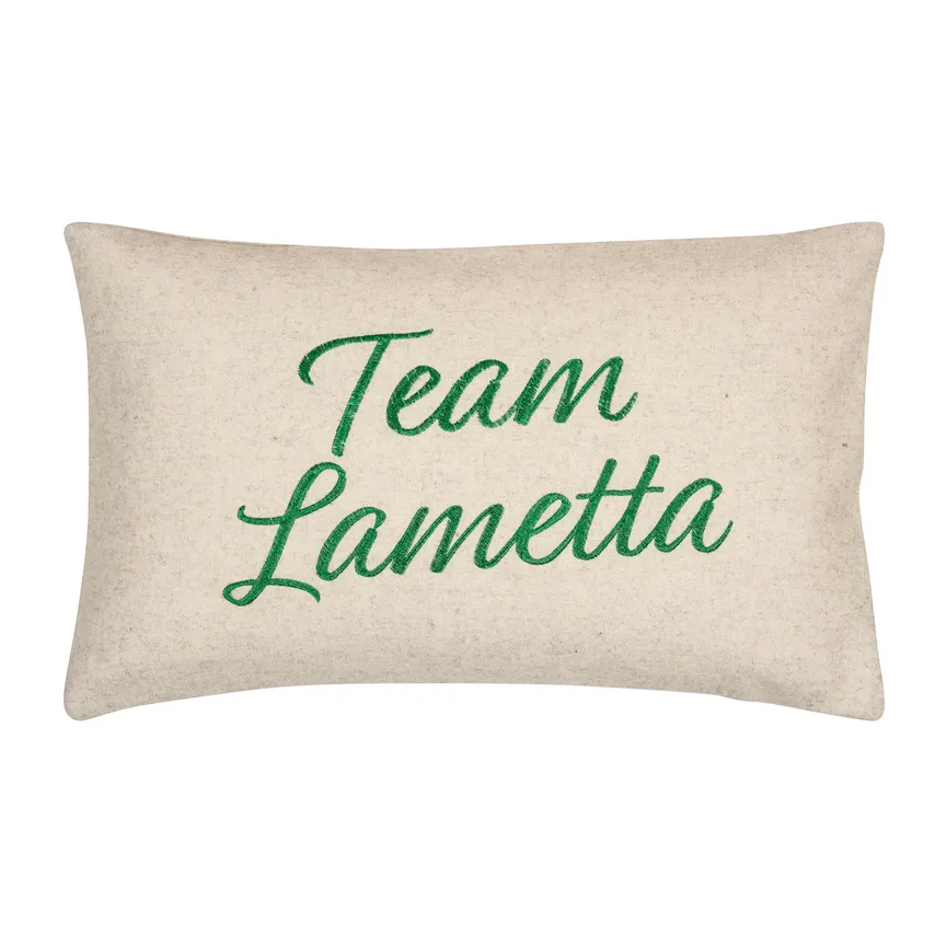 Kissenhülle Team Lametta hauptaufnahme