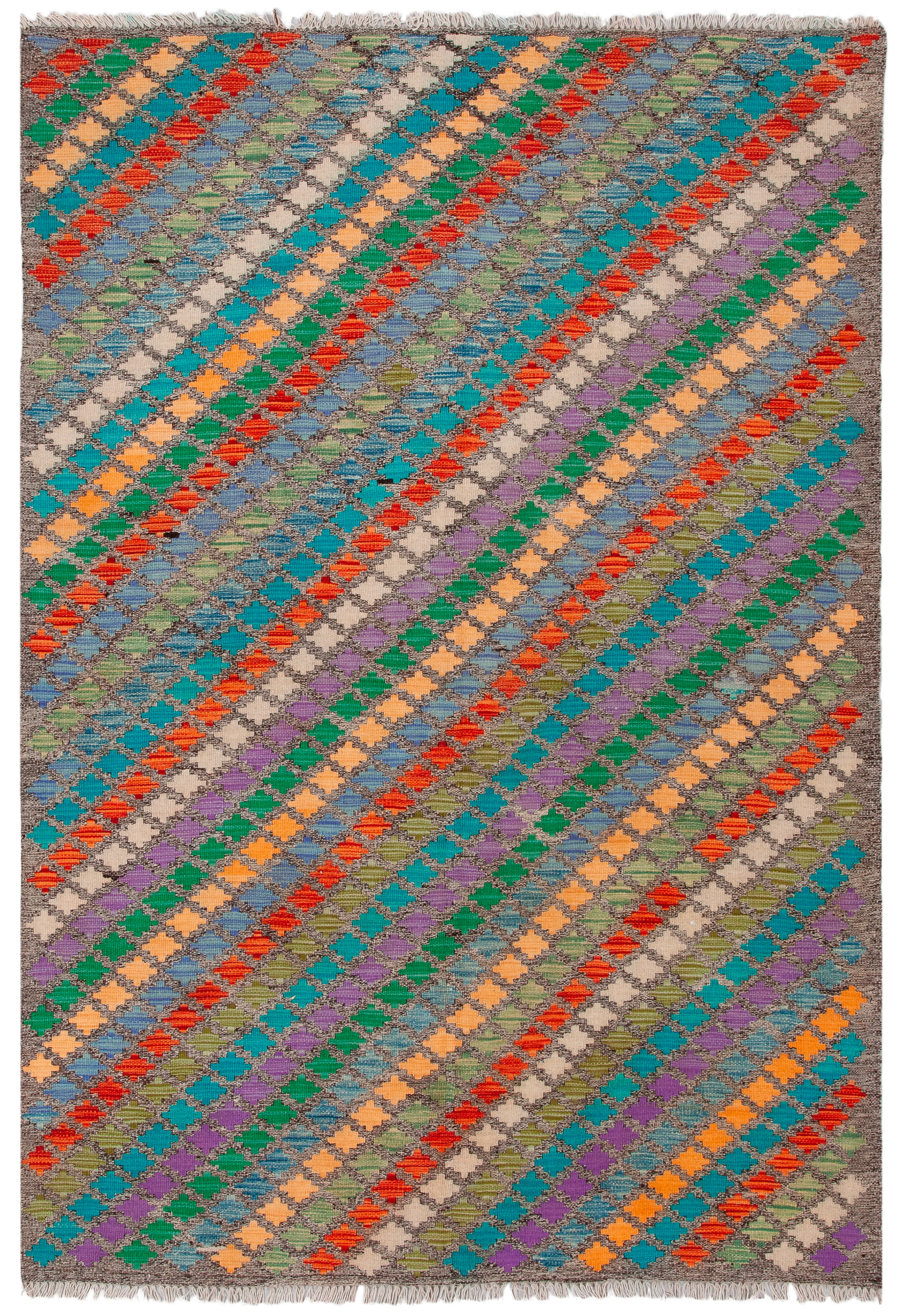 Kelim Teppich Kaudani 162 x 238 cm