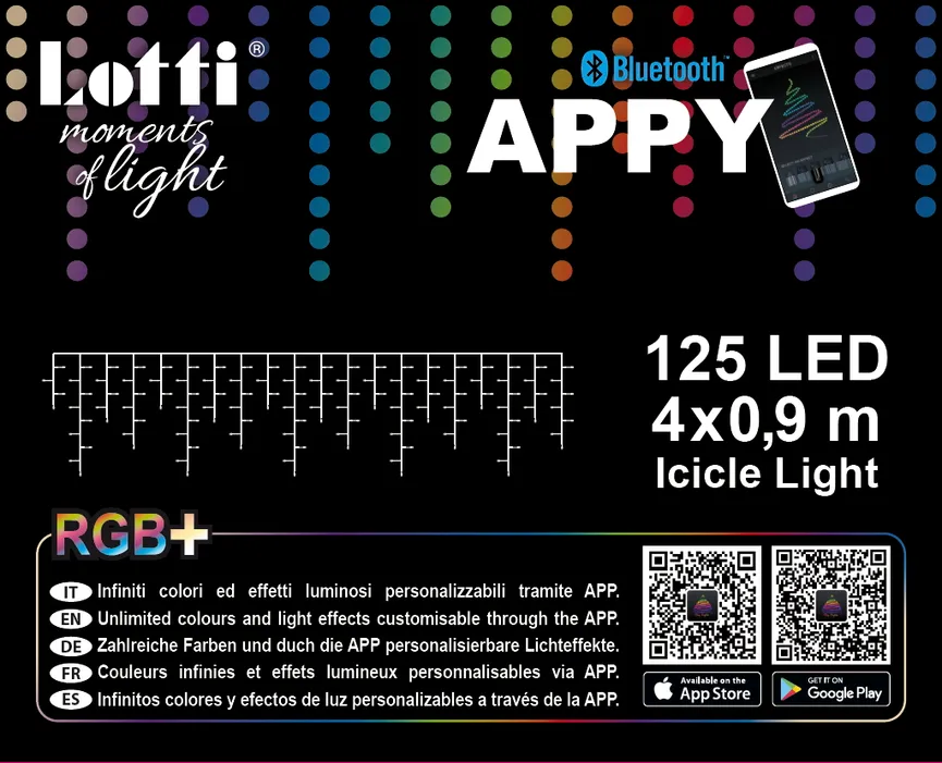 Eisregenvorhang "Appy 125" detail