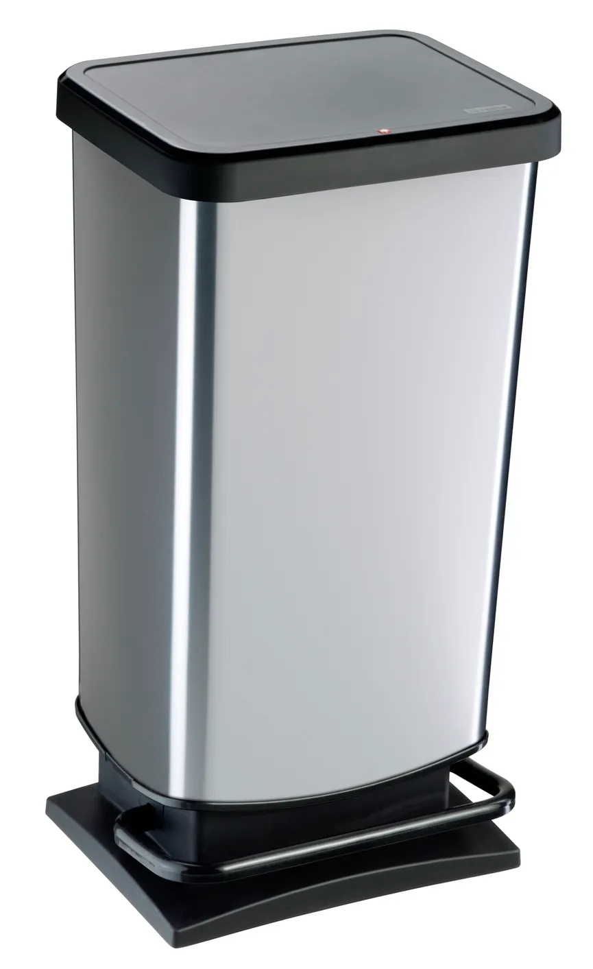 Treteimer Paso 40 l schwarz/si hauptaufnahme