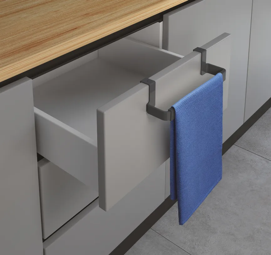 Handtuchhalter ausziehbar detail