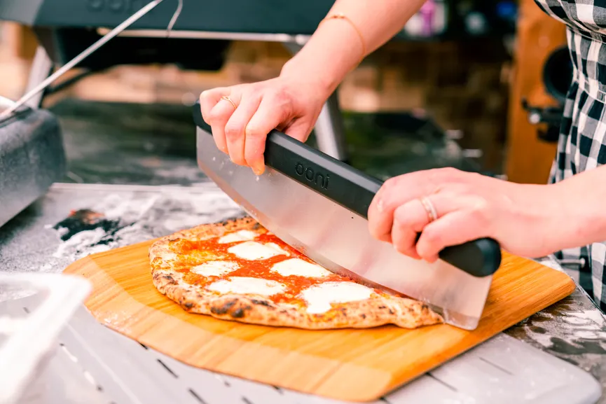 Pizza Wiegemesser detail