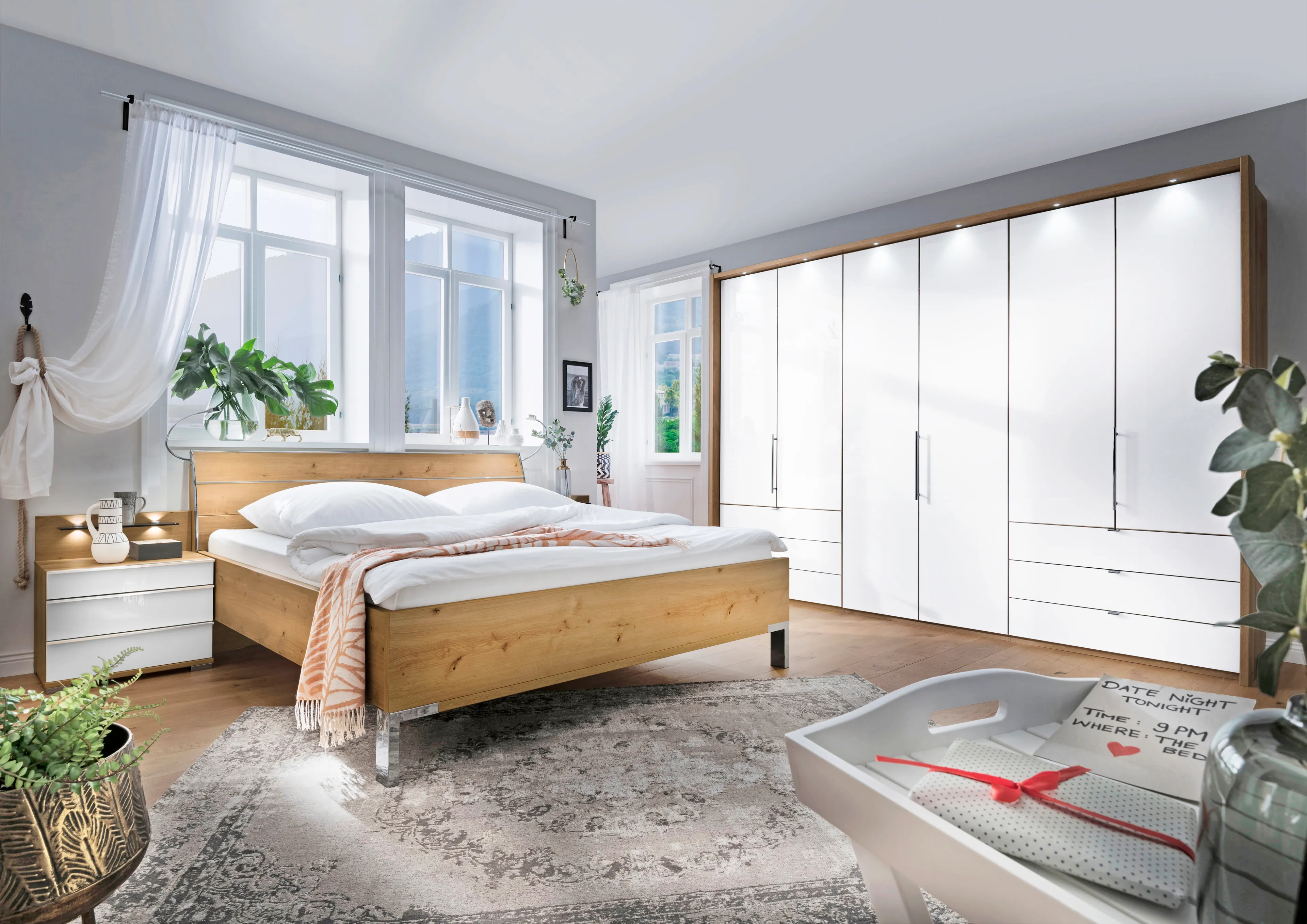 Schlafzimmer-Set  Loft 4tlg.