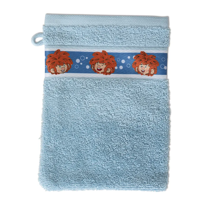Waschhandschuh "PUMUCKL" blau hauptaufnahme