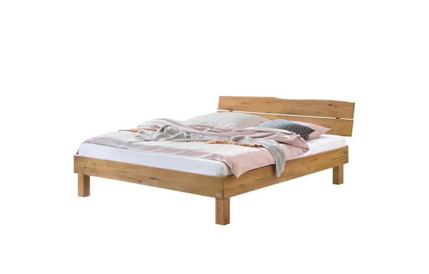 Massivholzbett 140x200 cm hauptaufnahme