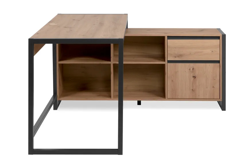 Eckschreibtisch 2T/1S detail