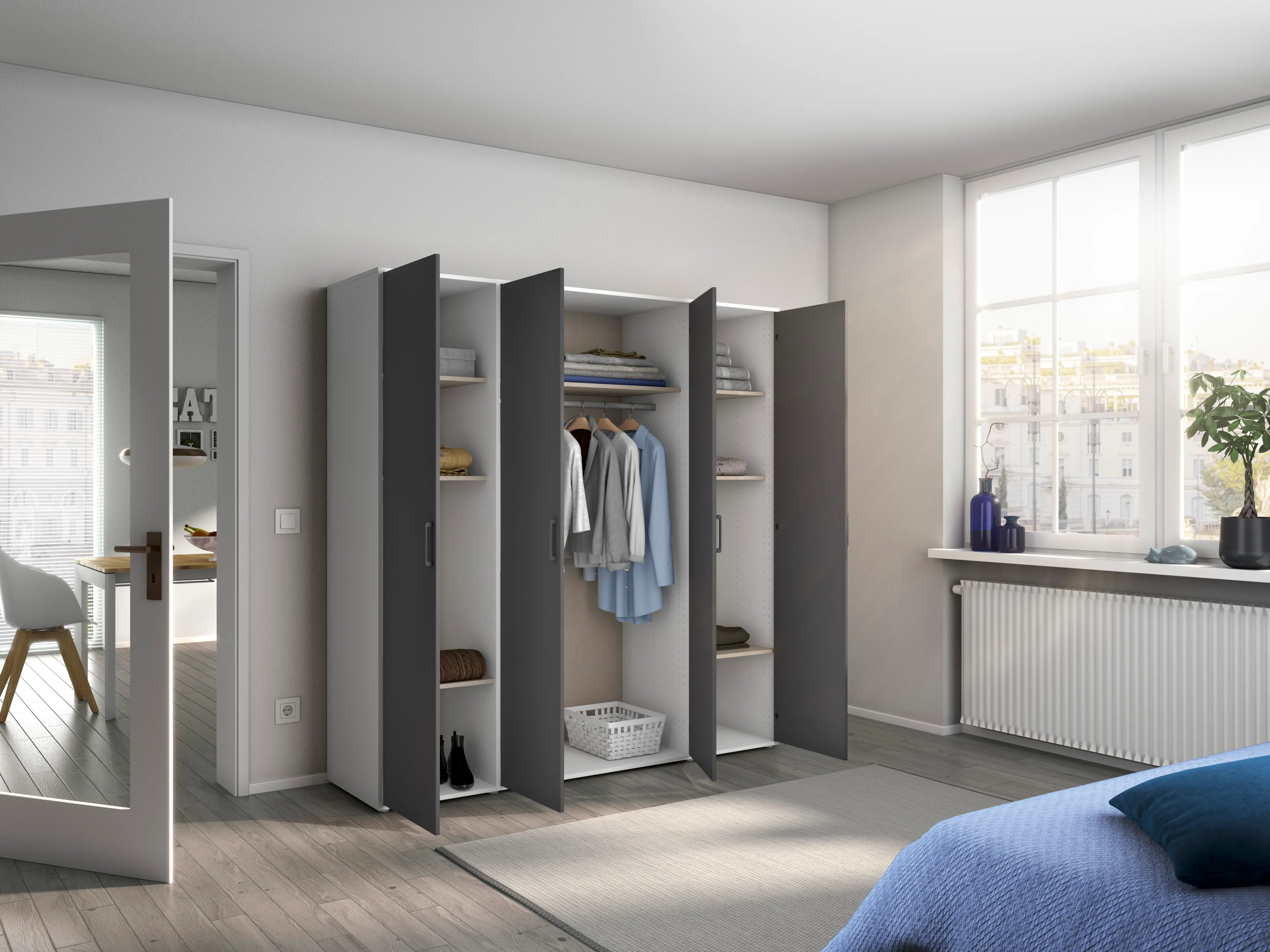 Kleiderschrank Voyager 187 x 194 cm