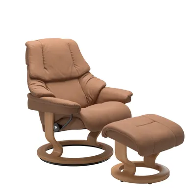 Sessel mit Hocker