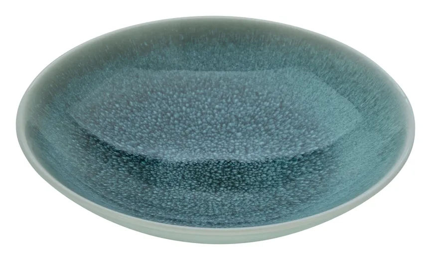 Suppenteller "Caldera" eisblau detail