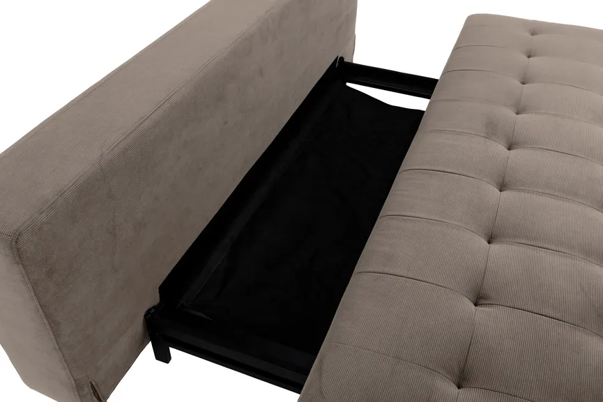Schlafsofa Füße schwarz detail