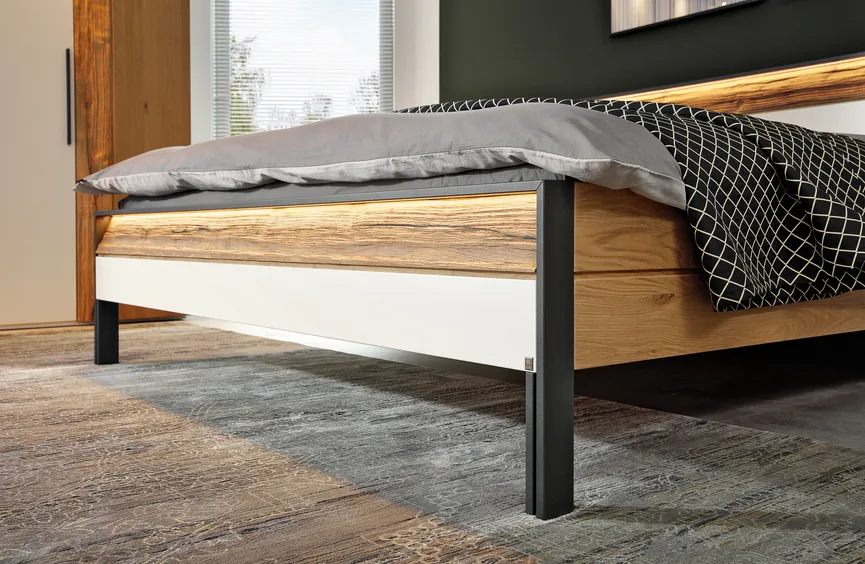 LED-Beleuchtung für Fußteil detail