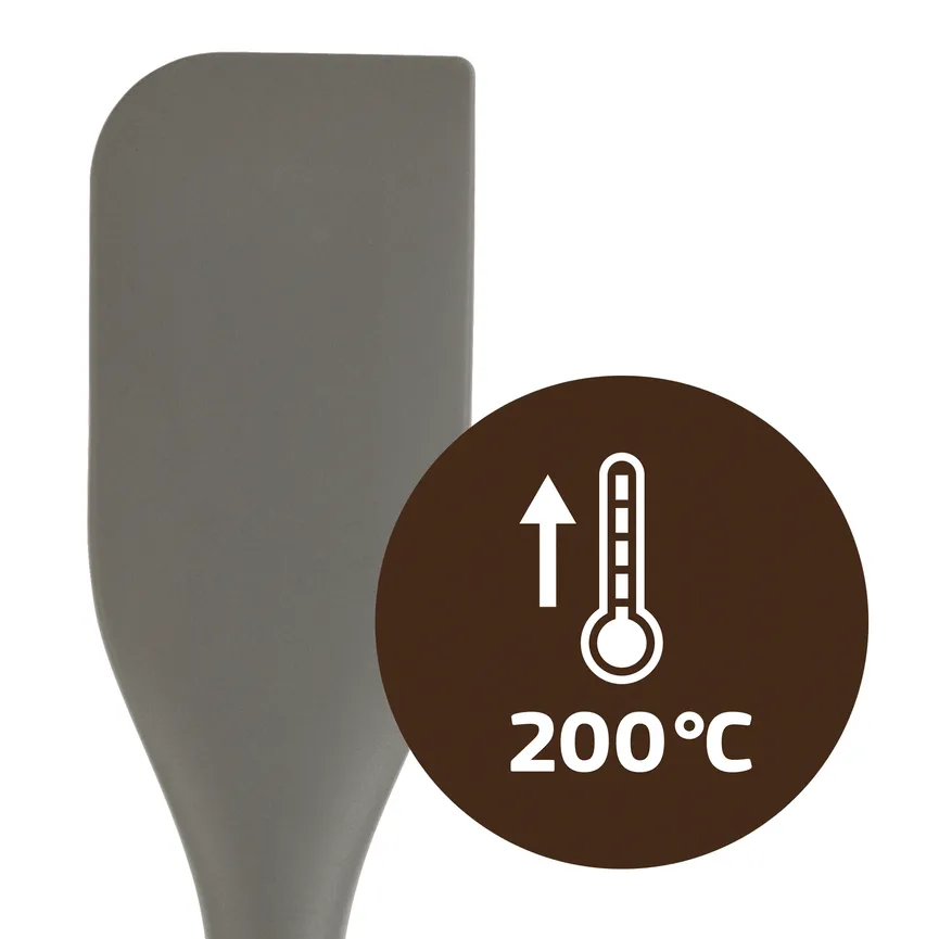 Teigschaber "Inspiration" grau detail