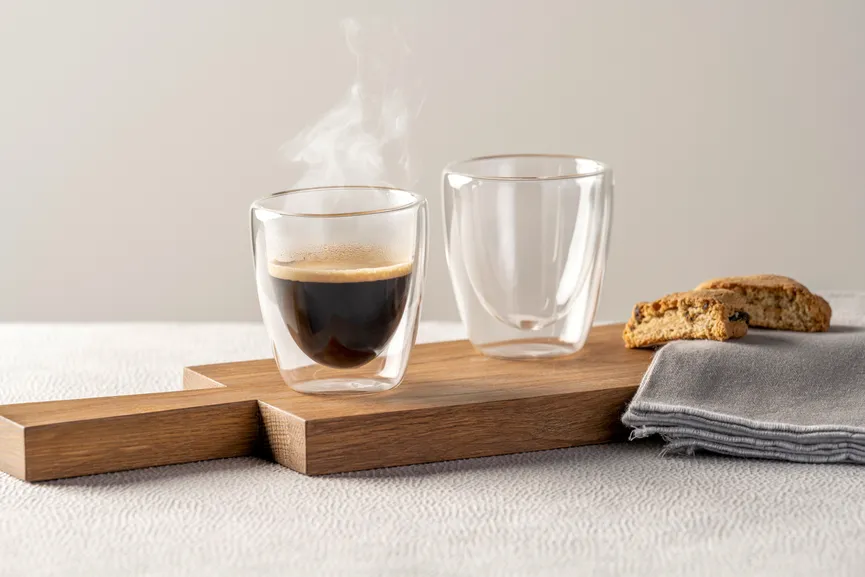 Becher "Duo" 2er-Set je 40 ml milieu