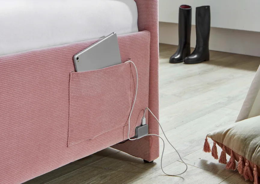 Polsterbett 90x200 cm detail