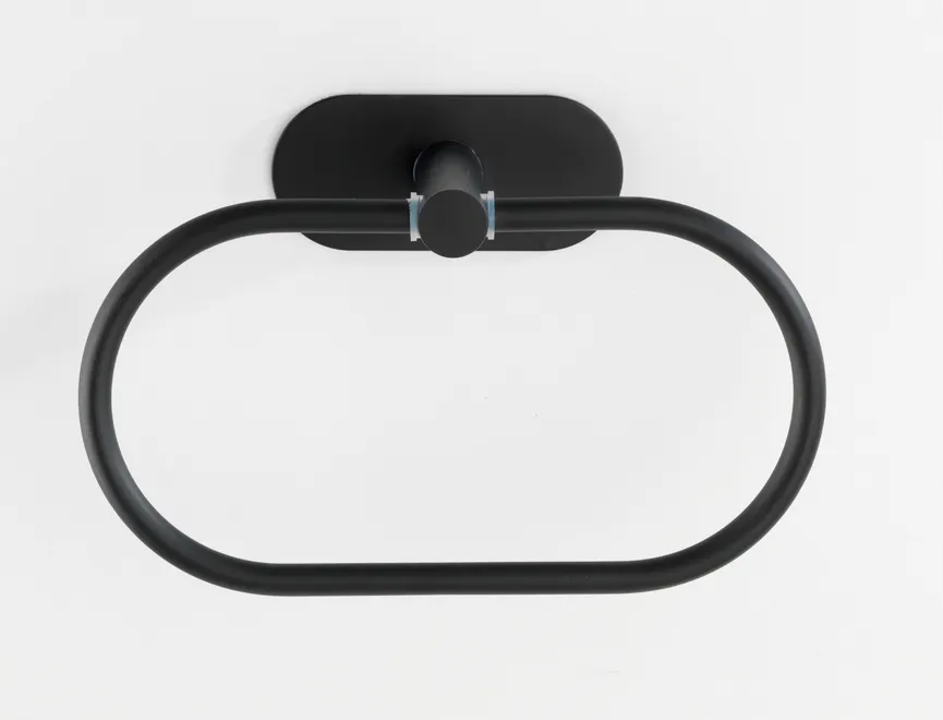 Handtuchring Orea Black Matt detail