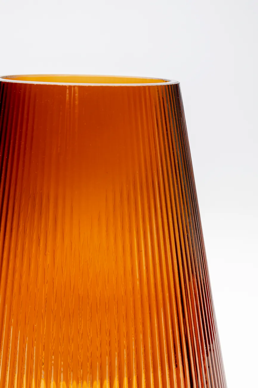 Vase "Earthy" braun detail