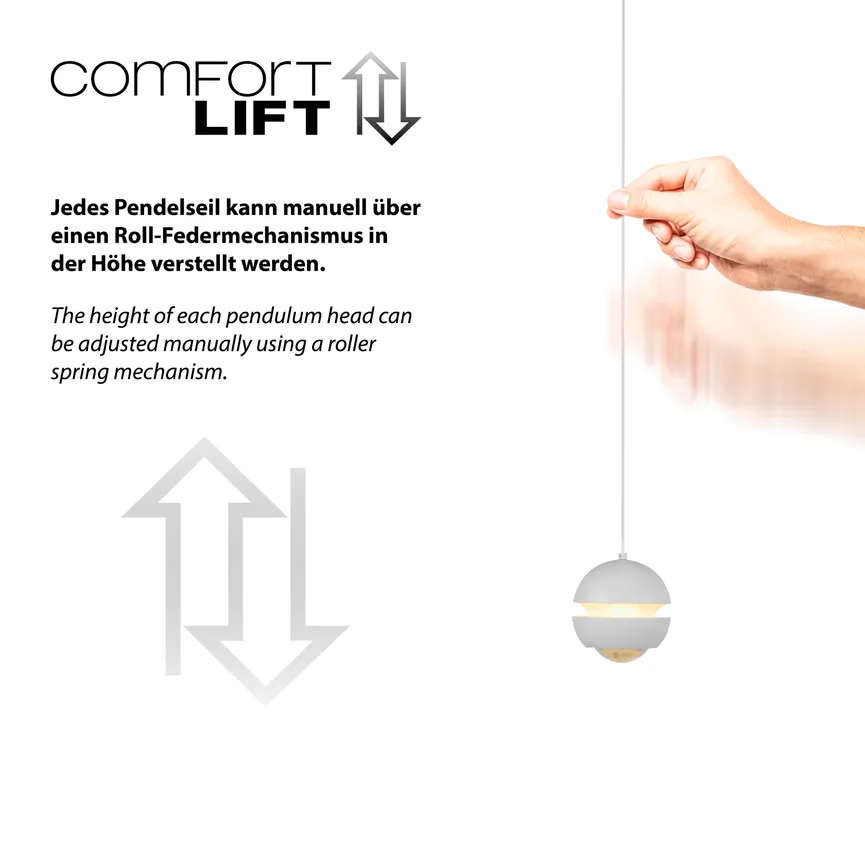 Pendelleuchte "LINI" detail