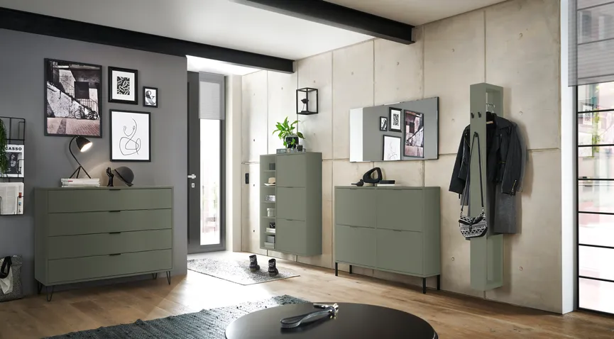 Wandgarderobe milieu