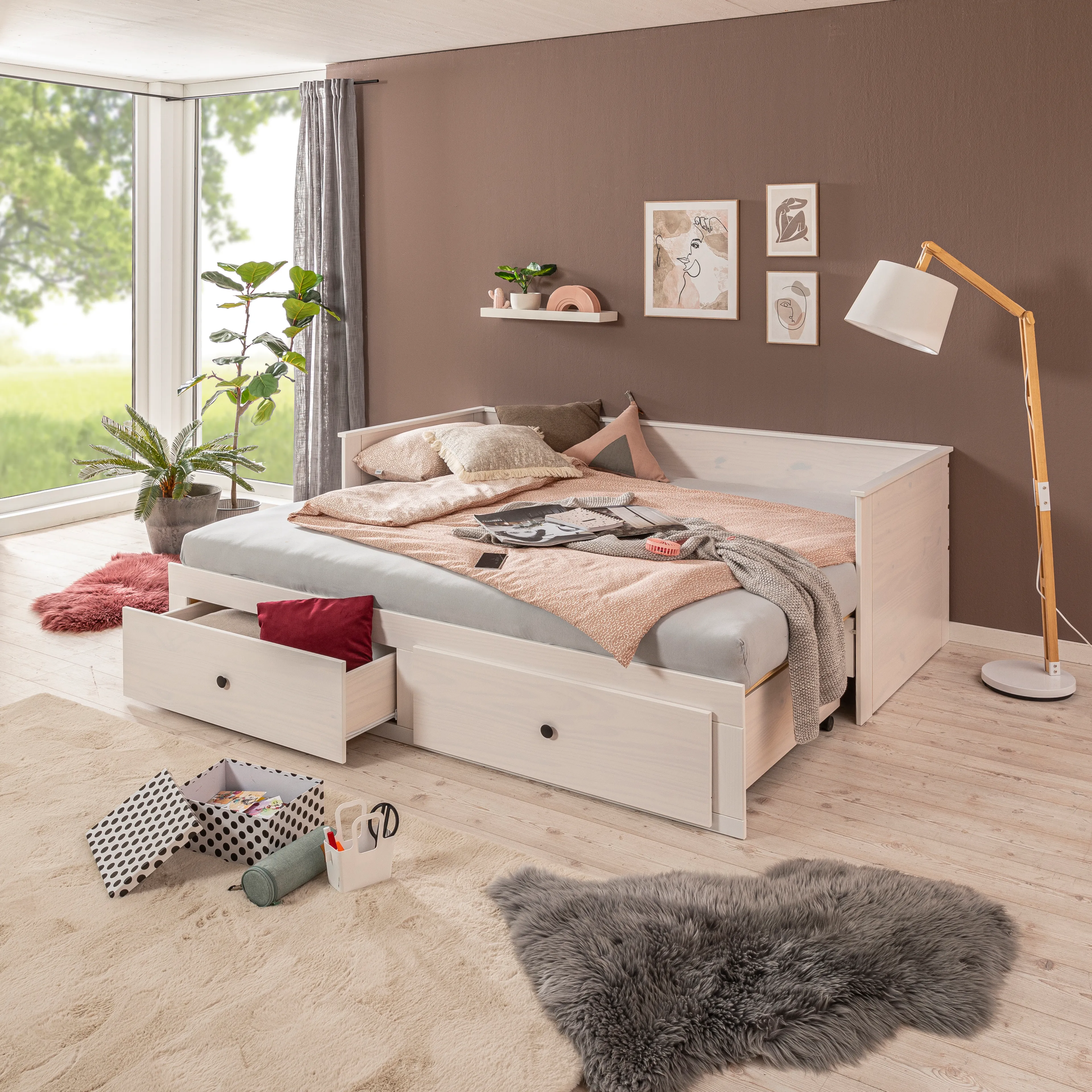 Funktionsbett Polina 90/180x200 cm