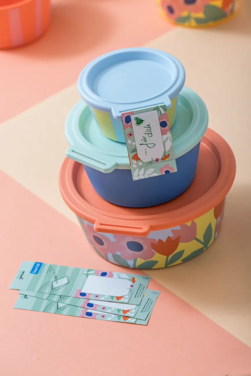 Box "Nora Stripes" 250 ml milieu