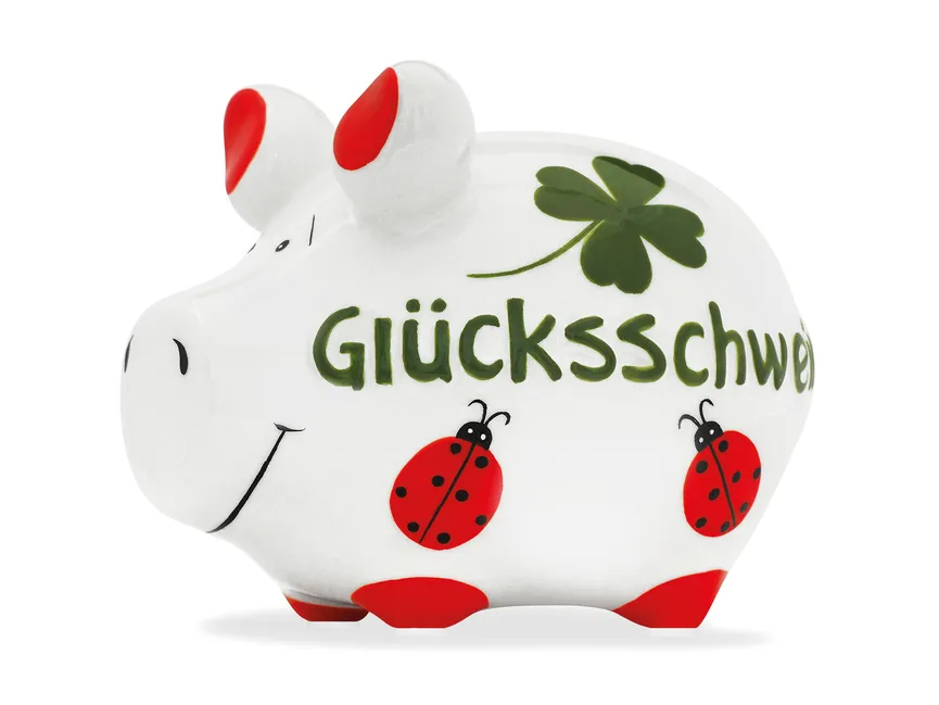 Sparschwein "Glücksschwein" hauptaufnahme