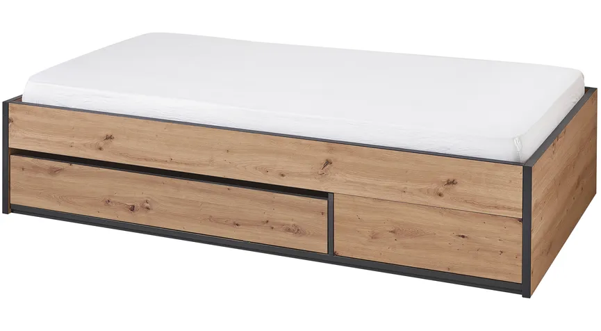 Bett mit Stauraum-Schubkasten hauptaufnahme